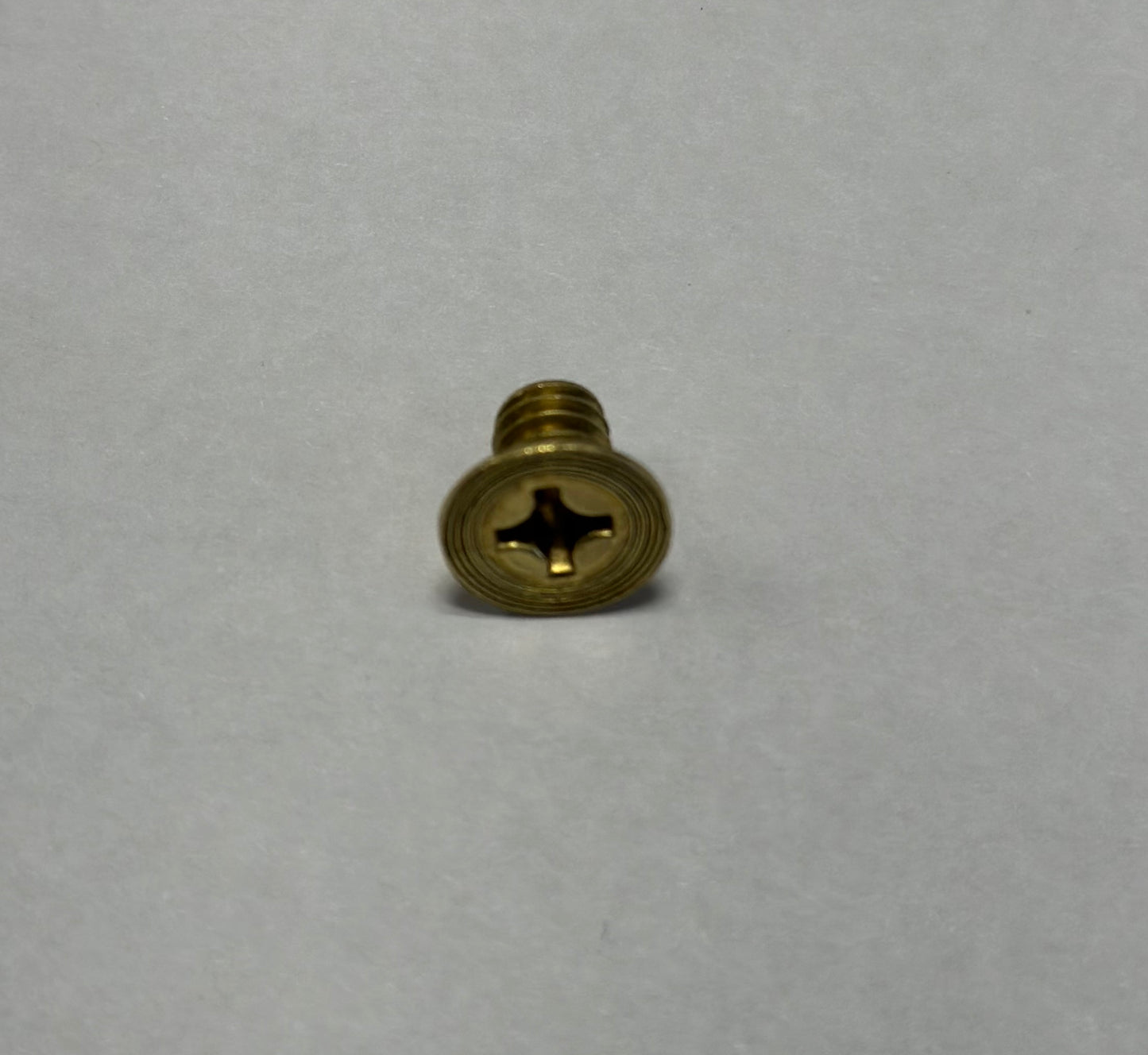 1/4-20 X 3/8" long brass phillips head guide screw