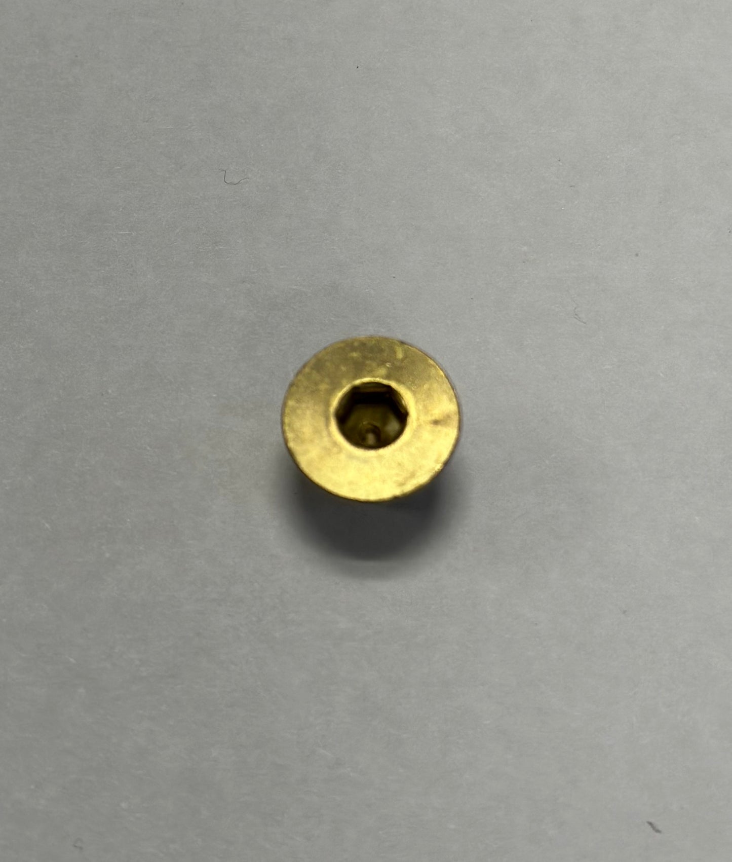 1/4-20 X 3/8" long brass hex head guide screw