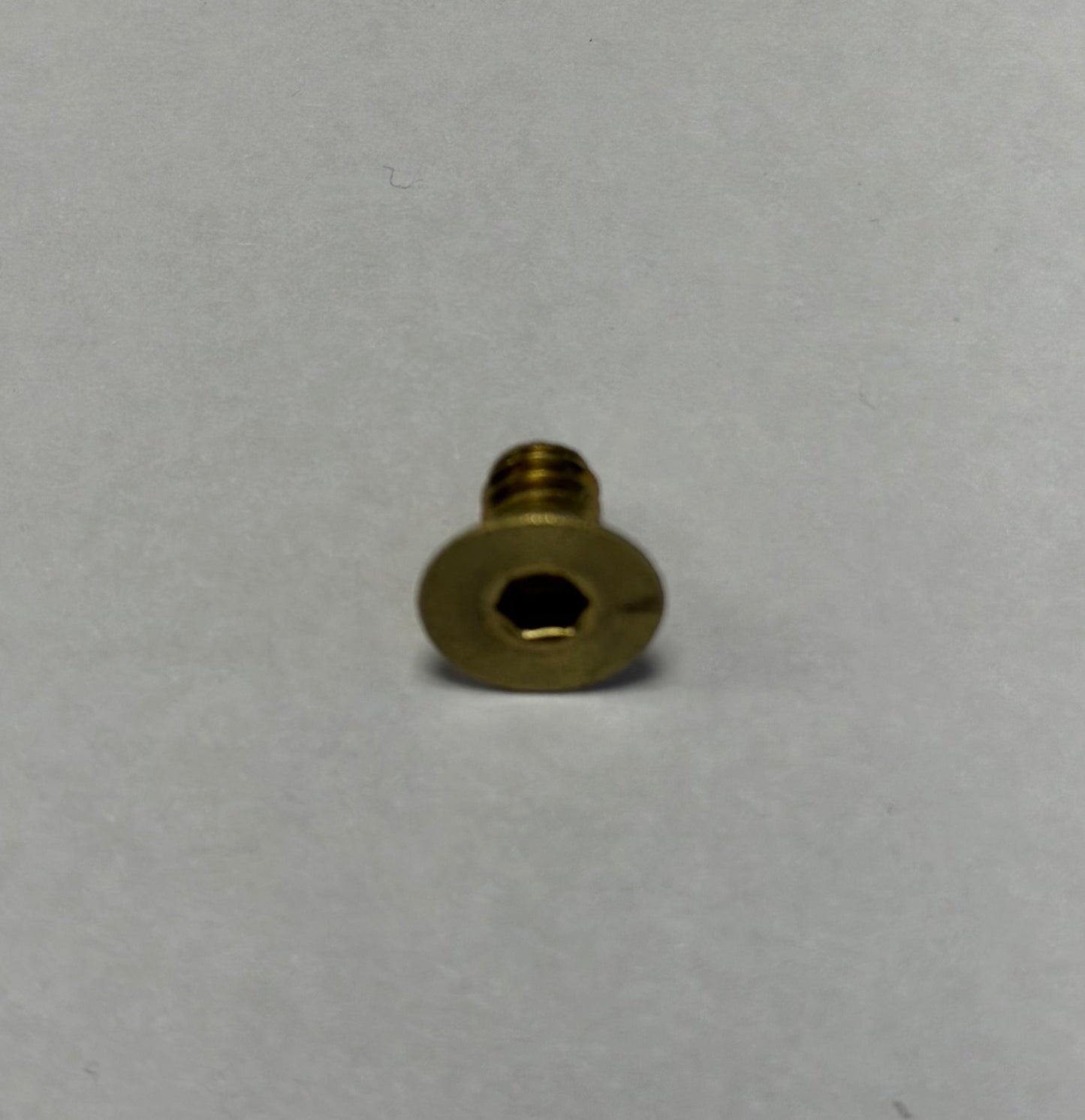 1/4-20 X 3/8" long brass hex head guide screw