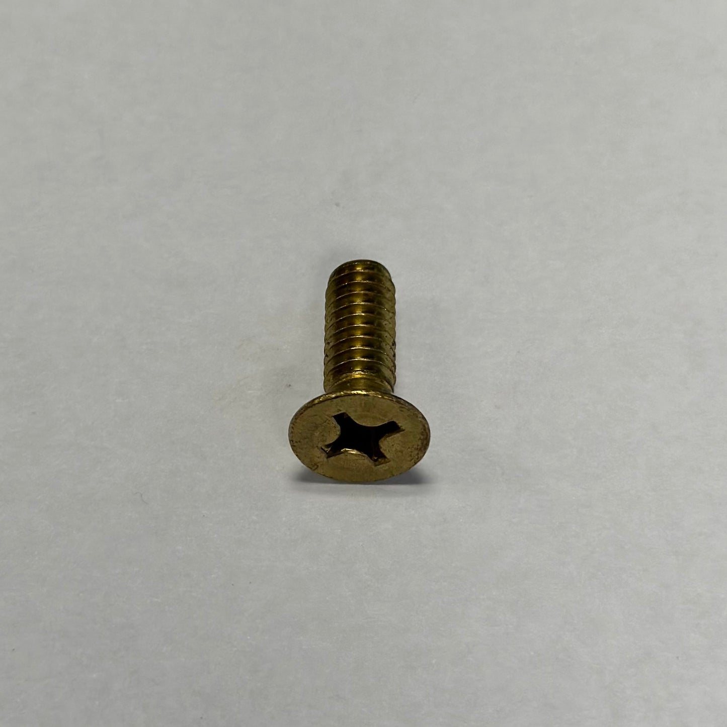 1/4-20 X 3/4" long brass phillips head guide screw