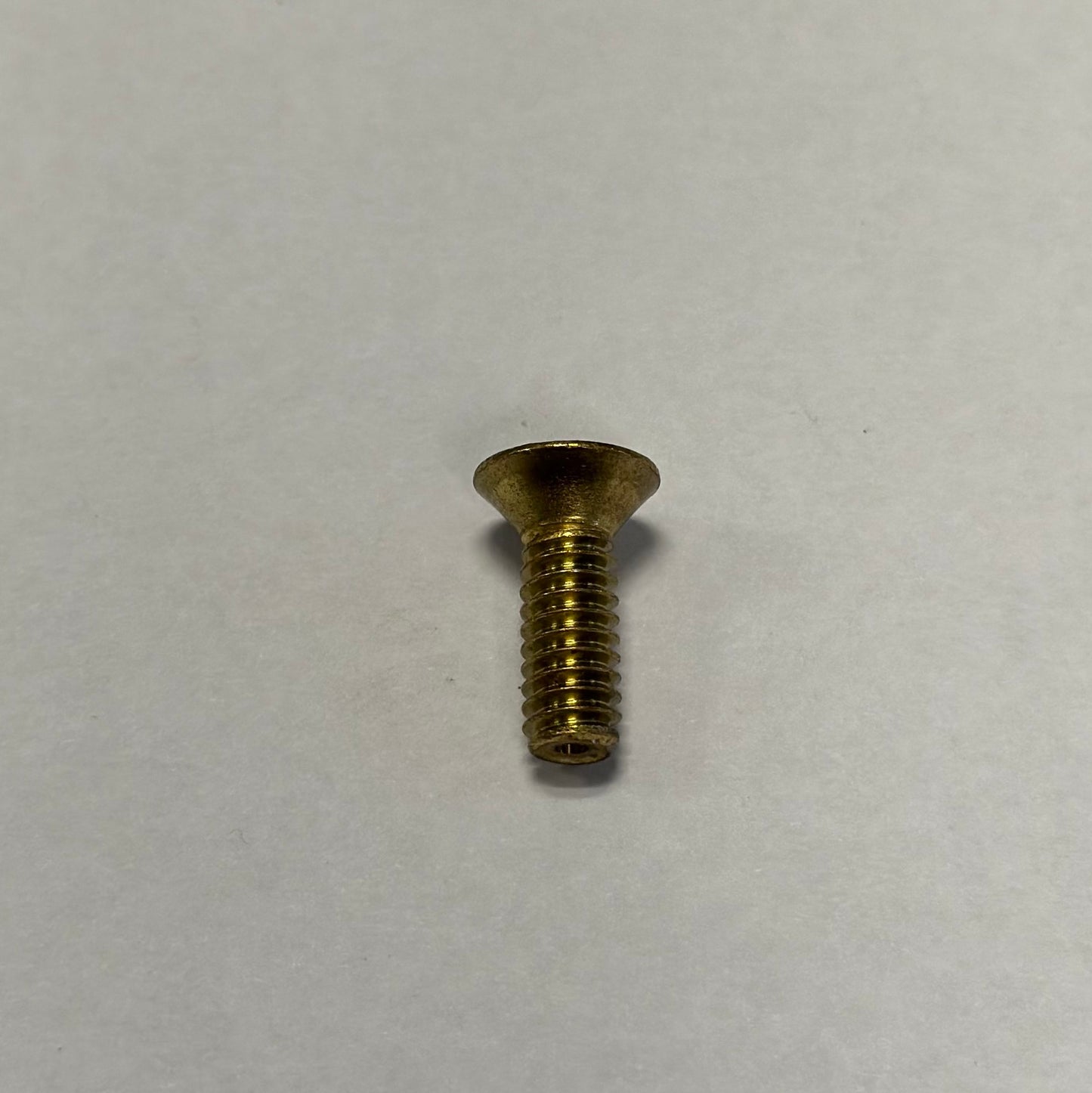 1/4-20 X 3/4" long brass phillips head guide screw